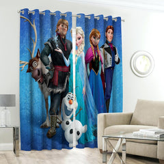 frozen kids curtains