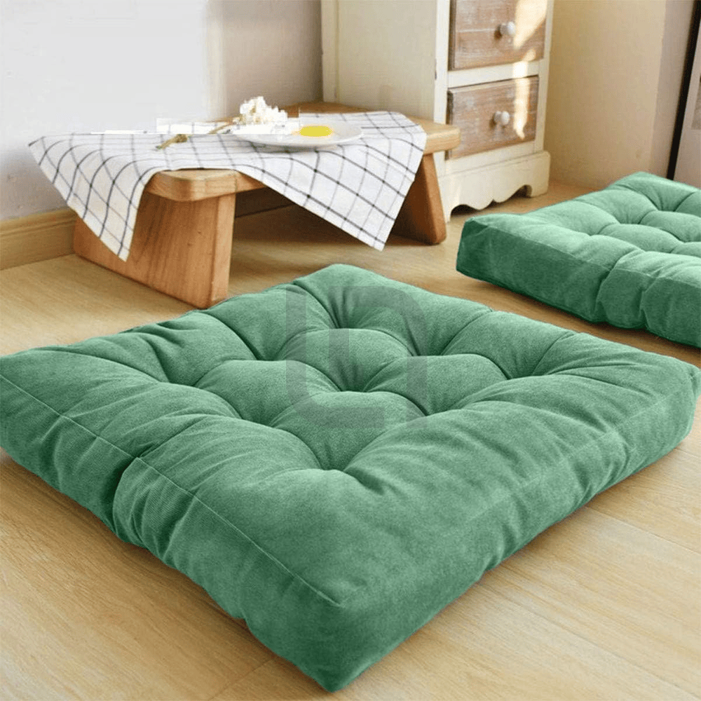 Square-Shape-Velvet-Floor-Cushions-Turquoise