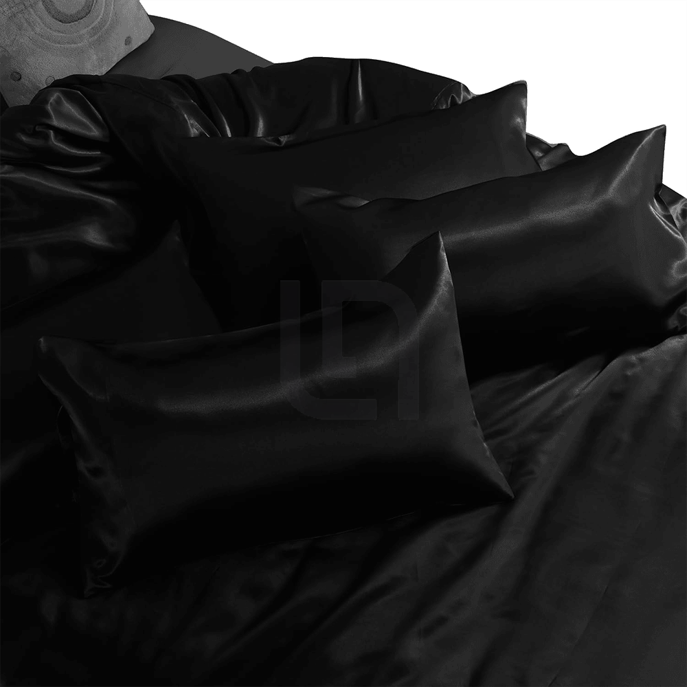 Silk_Duvet_Cover_Set_-_Black_1