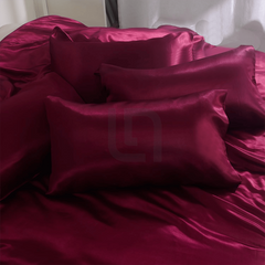 Silk_Duvet_Cover_Set_-_Maroon_1