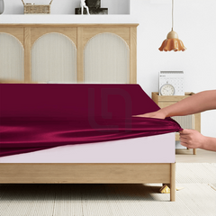 Silk_Duvet_Cover_Set_-_Maroon_2