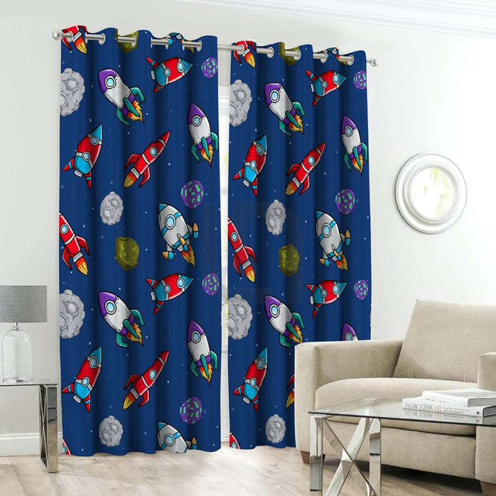 space kids curtains