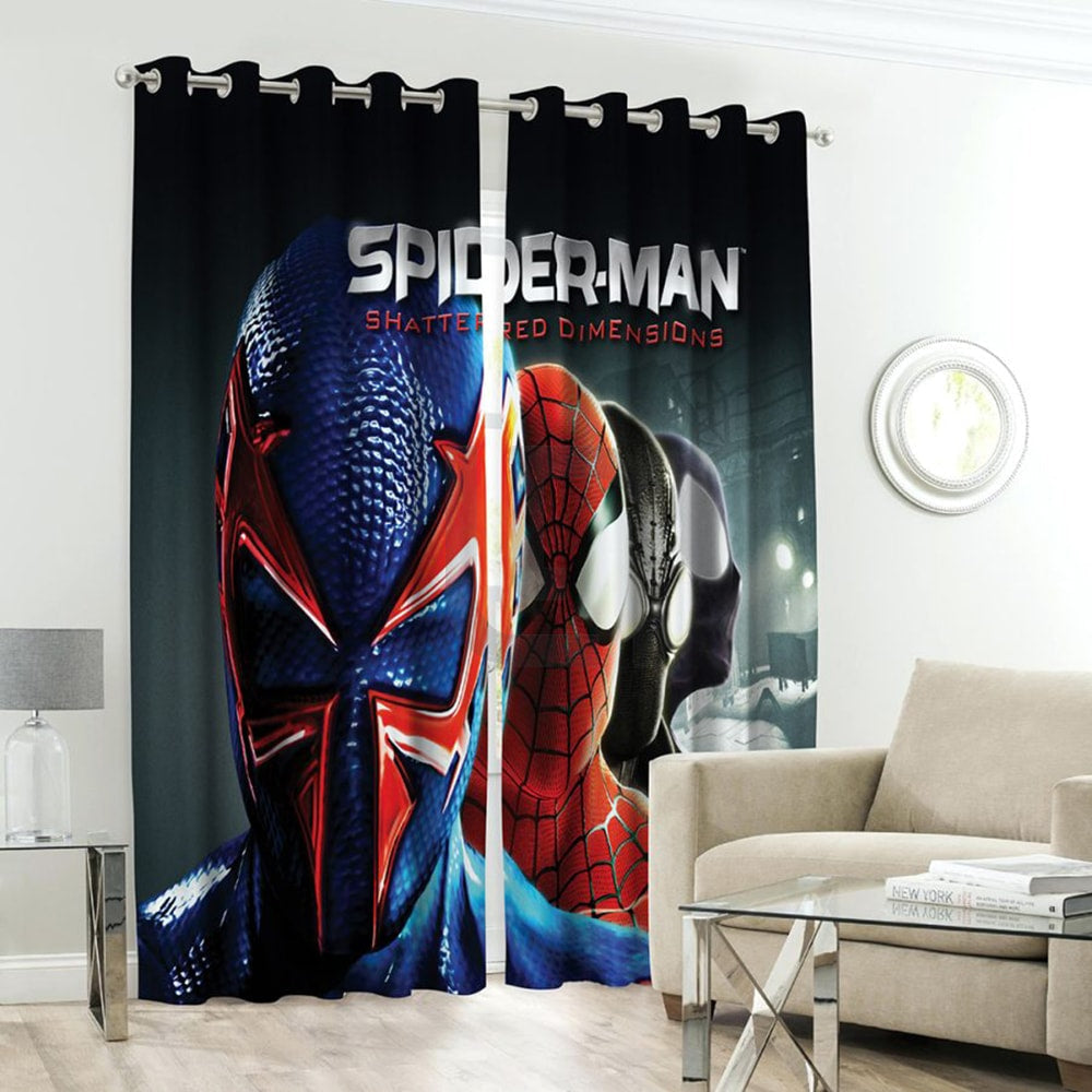 spiderman kids curtains