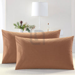 Cotton Pillow Covers - Mustard